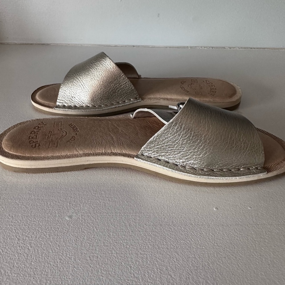 Sperry Top Sider Metallic Slides - Picture 7 of 14